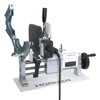 HÜRNER EasyWeld 110/180 v2 – Tompahegesztő gép egyenes, szög‑ és T‑hegesztésekhez